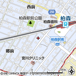 愛知県丹羽郡扶桑町柏森郷前11周辺の地図