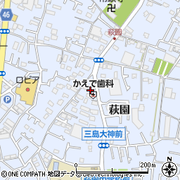 神奈川県茅ヶ崎市萩園1690周辺の地図