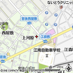 サッポロラーメン 名犬江南店周辺の地図