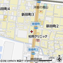 餃子の王将２５８号大垣新田町店周辺の地図