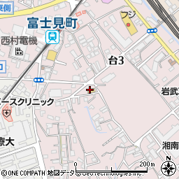 ローソン鎌倉台四丁目店周辺の地図