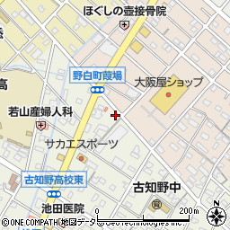 愛知県江南市古知野町熱田54周辺の地図