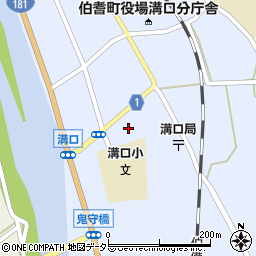 鳥取県西伯郡伯耆町溝口307周辺の地図
