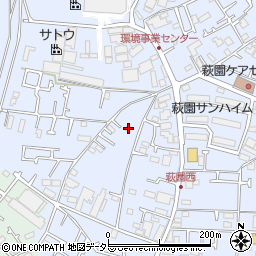 神奈川県茅ヶ崎市萩園2983周辺の地図