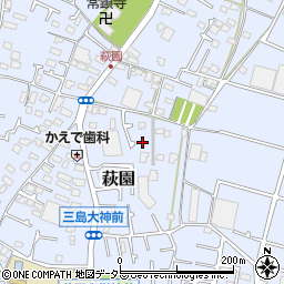 神奈川県茅ヶ崎市萩園1672周辺の地図