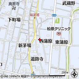 愛知県一宮市木曽川町里小牧道路寺109周辺の地図