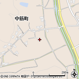 京都府綾部市中筋町文珠2周辺の地図