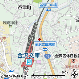 神奈川県横浜市金沢区谷津町333周辺の地図