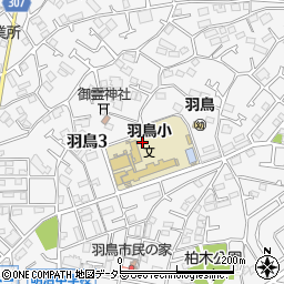 神奈川県藤沢市羽鳥周辺の地図