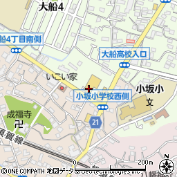 クリエイト薬局　鎌倉大船店周辺の地図