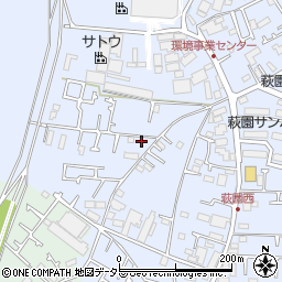 神奈川県茅ヶ崎市萩園3188周辺の地図