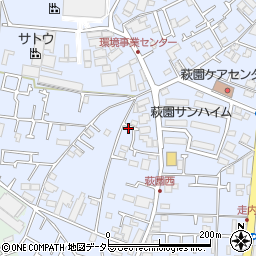 神奈川県茅ヶ崎市萩園2970周辺の地図
