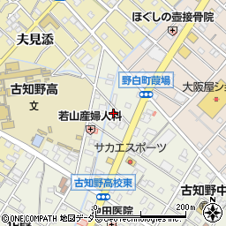 愛知県江南市古知野町熱田21周辺の地図