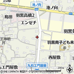 愛知県犬山市羽黒高橋郷92-2周辺の地図