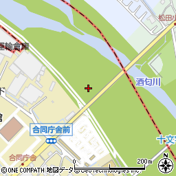 新十文字橋周辺の地図