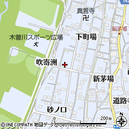 愛知県一宮市木曽川町里小牧下町場130周辺の地図