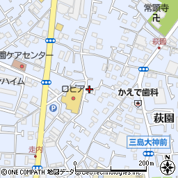 神奈川県茅ヶ崎市萩園1410周辺の地図