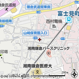 神奈川県鎌倉市山崎1053周辺の地図