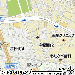 古田長生館周辺の地図