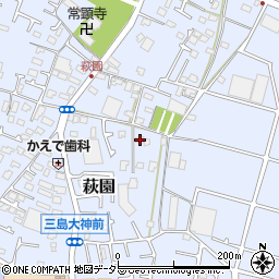 神奈川県茅ヶ崎市萩園1786周辺の地図