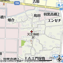 愛知県犬山市羽黒高橋郷49周辺の地図
