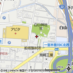 愛知県一宮市木曽川町黒田九ノ通り63周辺の地図