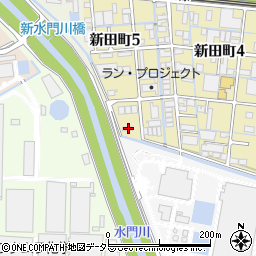 岐阜県大垣市新田町5丁目36周辺の地図