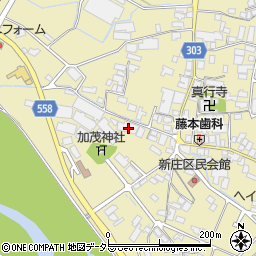 滋賀県高島市新旭町新庄523-2周辺の地図