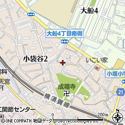 思親会鎌倉地区修業道場周辺の地図