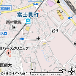 セレスト鎌倉台周辺の地図
