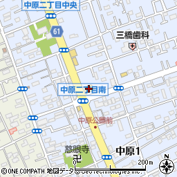 甲羅本店平塚周辺の地図