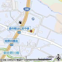 道の駅　ふじおやま周辺の地図