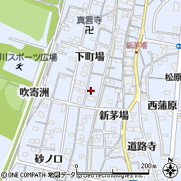 愛知県一宮市木曽川町里小牧下町場91周辺の地図