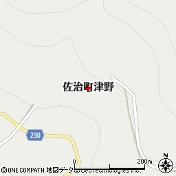 鳥取県鳥取市佐治町津野周辺の地図