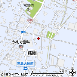 神奈川県茅ヶ崎市萩園1671周辺の地図