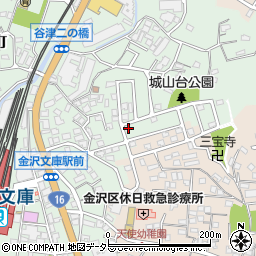 神奈川県横浜市金沢区谷津町40-74周辺の地図