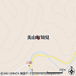 京都府南丹市美山町知見周辺の地図