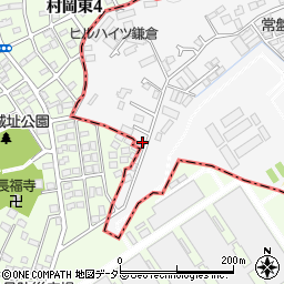 神奈川県鎌倉市植木858周辺の地図