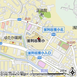 横浜市立釜利谷東小学校周辺の地図