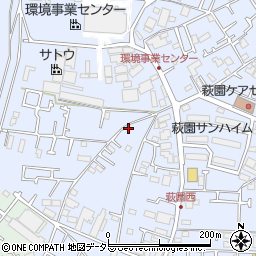 神奈川県茅ヶ崎市萩園2976周辺の地図