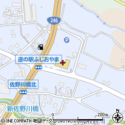 「道の駅」ふじおやま公衆トイレ周辺の地図