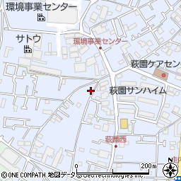神奈川県茅ヶ崎市萩園2973周辺の地図