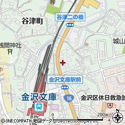 神奈川県横浜市金沢区谷津町138周辺の地図