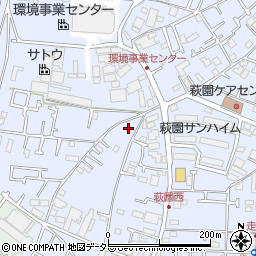神奈川県茅ヶ崎市萩園2977周辺の地図