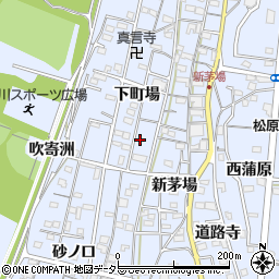 愛知県一宮市木曽川町里小牧下町場89周辺の地図