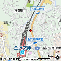神奈川県横浜市金沢区谷津町331周辺の地図