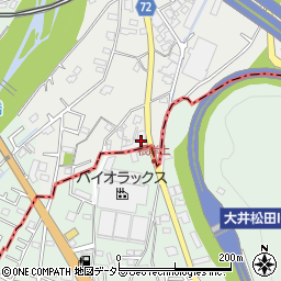 神奈川県足柄上郡松田町神山164周辺の地図