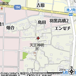 愛知県犬山市羽黒高橋郷66周辺の地図