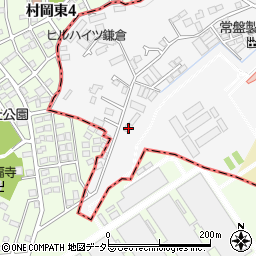 神奈川県鎌倉市植木813周辺の地図