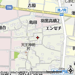 愛知県犬山市羽黒高橋郷64-1周辺の地図